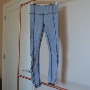 Lululemon Turn Around Tight Ghost Herringbone